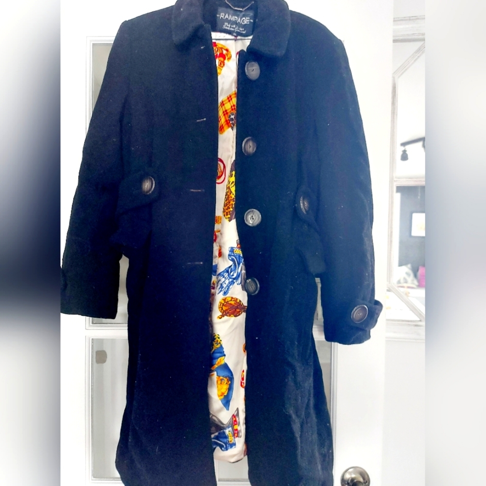 😍 Gorgeous Lined Black Winter Jacket